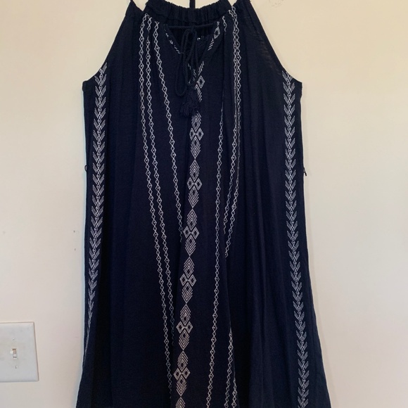 Navy Blue Dress - Picture 2 of 4